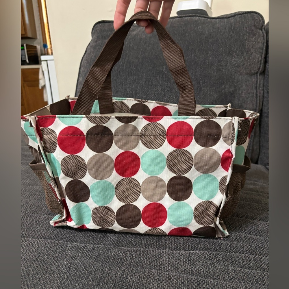 Thirty-One Polka Dot Tote Bag